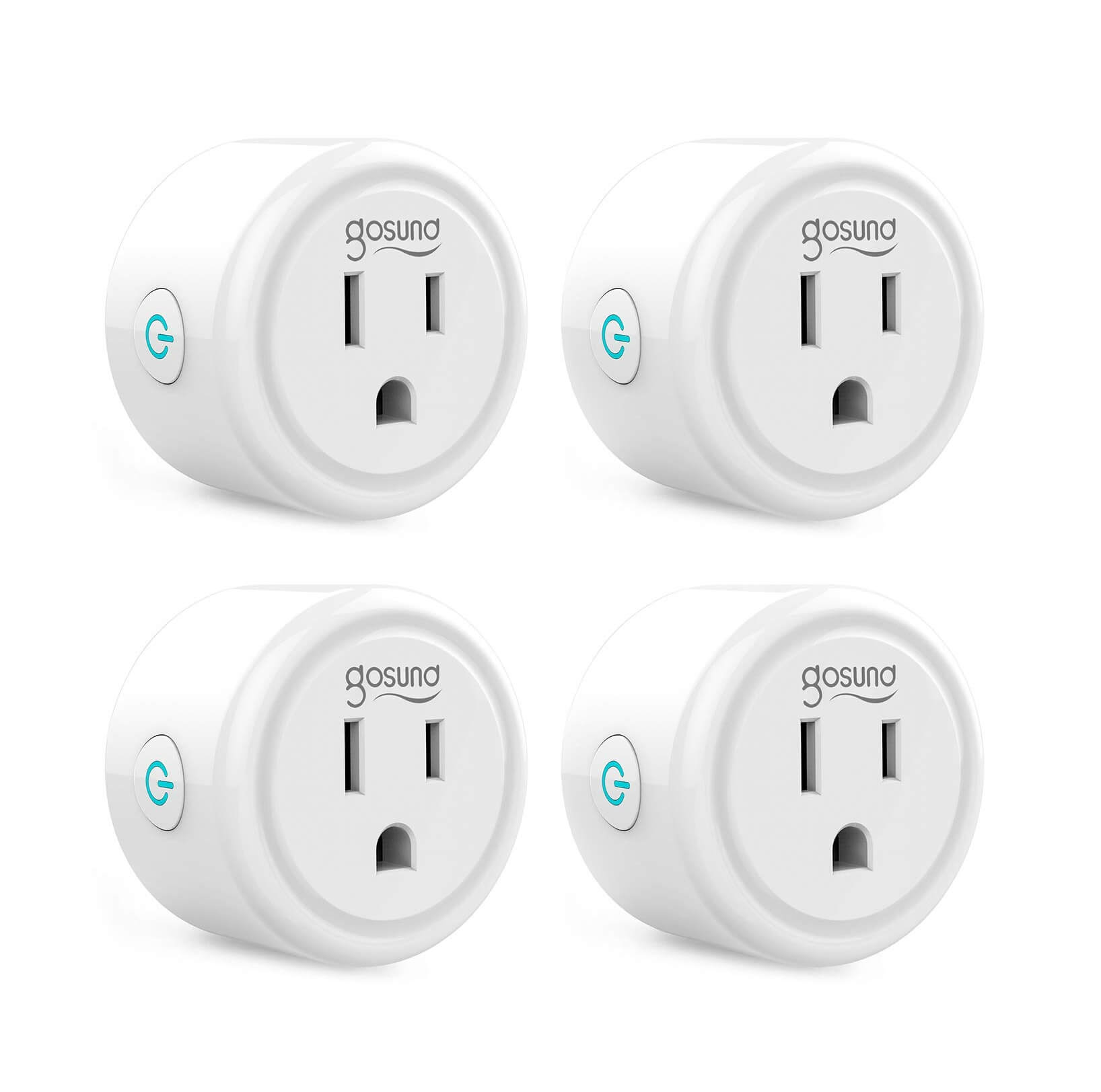 Toma Corriente Inteligente (Smart Plug) 4 Unidades