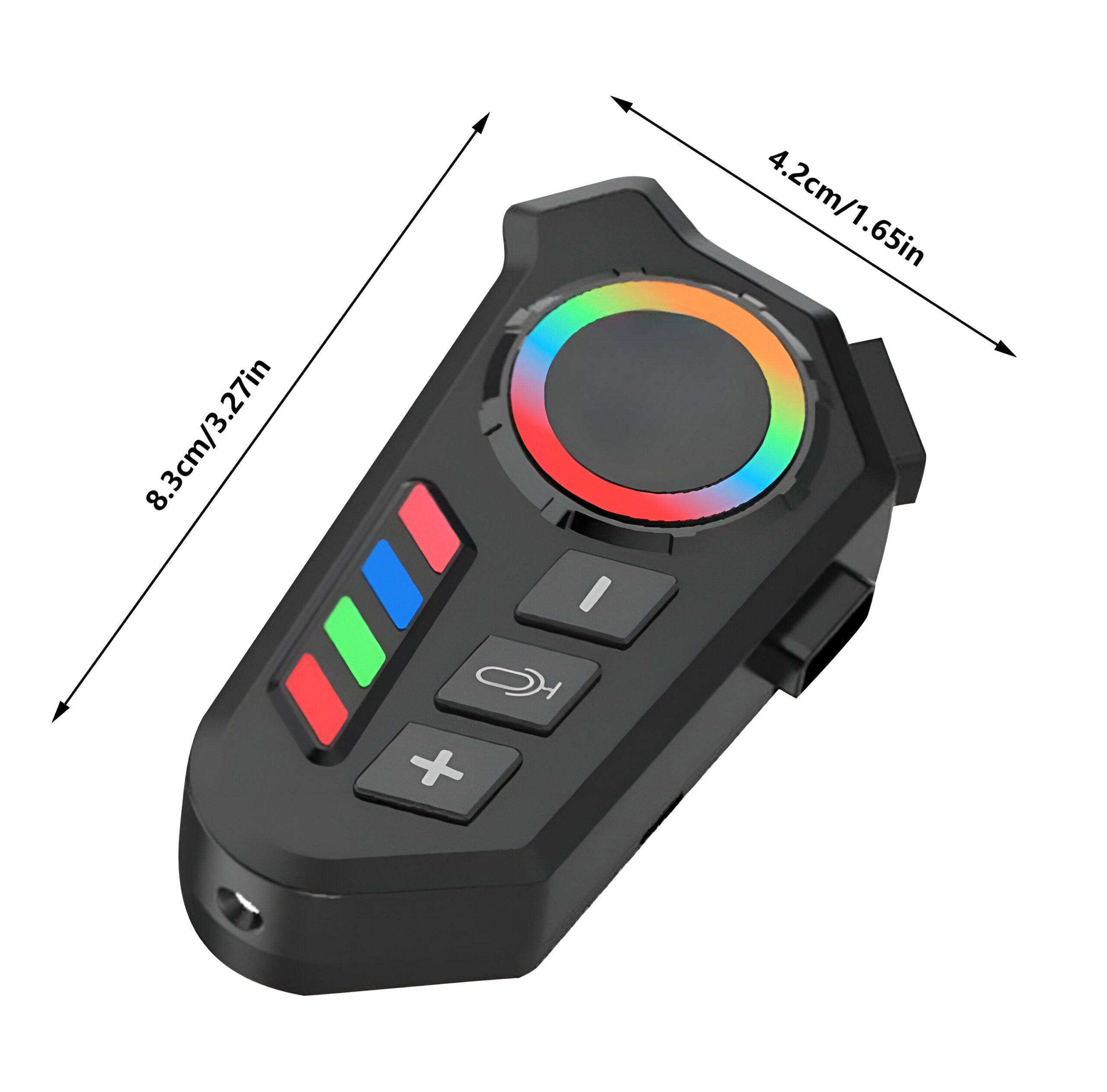 Audífono Bluetooth Para Casco de Motocicleta Con Audio HD, Control por Voz y Resistencia al Agua