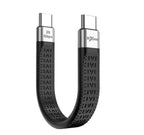 Cable USB-C Corto 5'' Carga Rápida Y Datos PD De 100 W 20Gbps