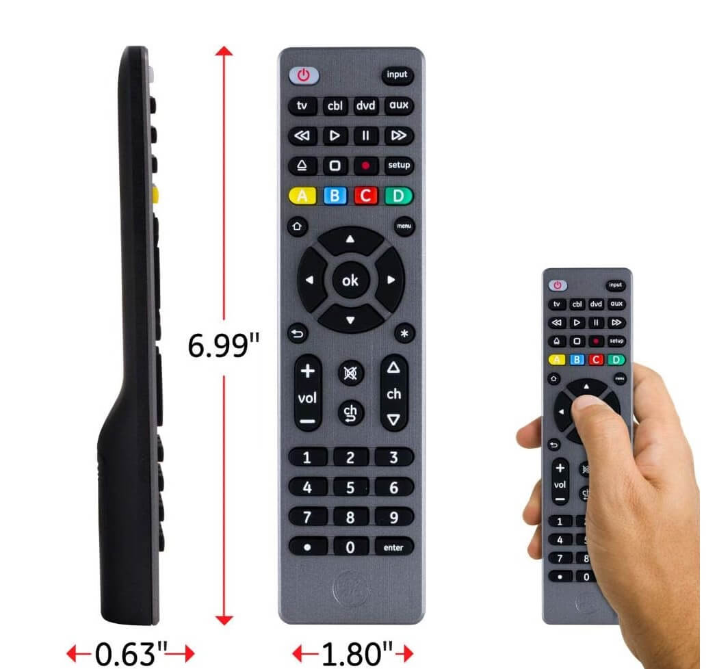 Control Remoto Universal para TV (GE-33709)
