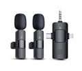 Microfono inalámbricos 3 en 1 Aux 3.5MM/Lightning/Tipo-C