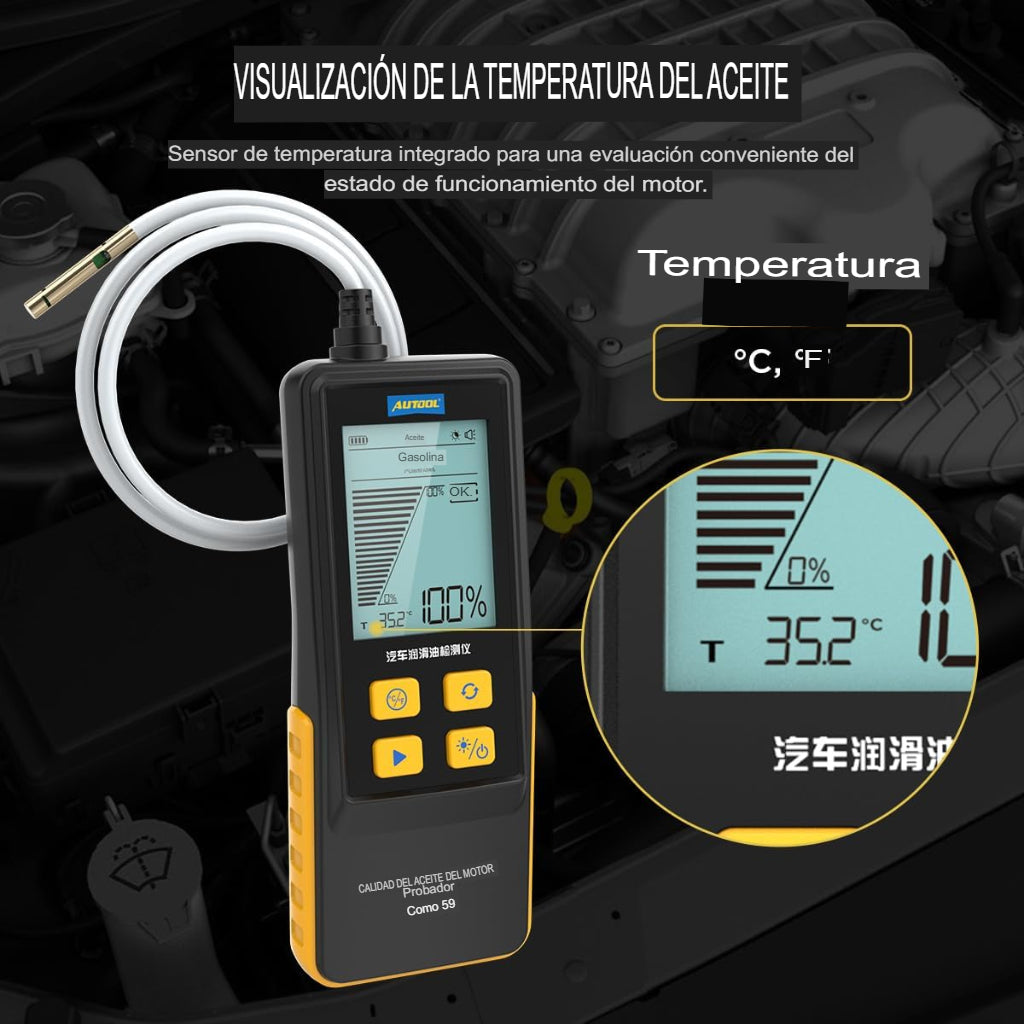Analizador De Aceite De Motor Gasolina Y Diesel AUTOOL
