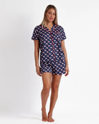 Pijama Admas 2 Piezas Mangas Cortas Estampada P/ Damas by Admas