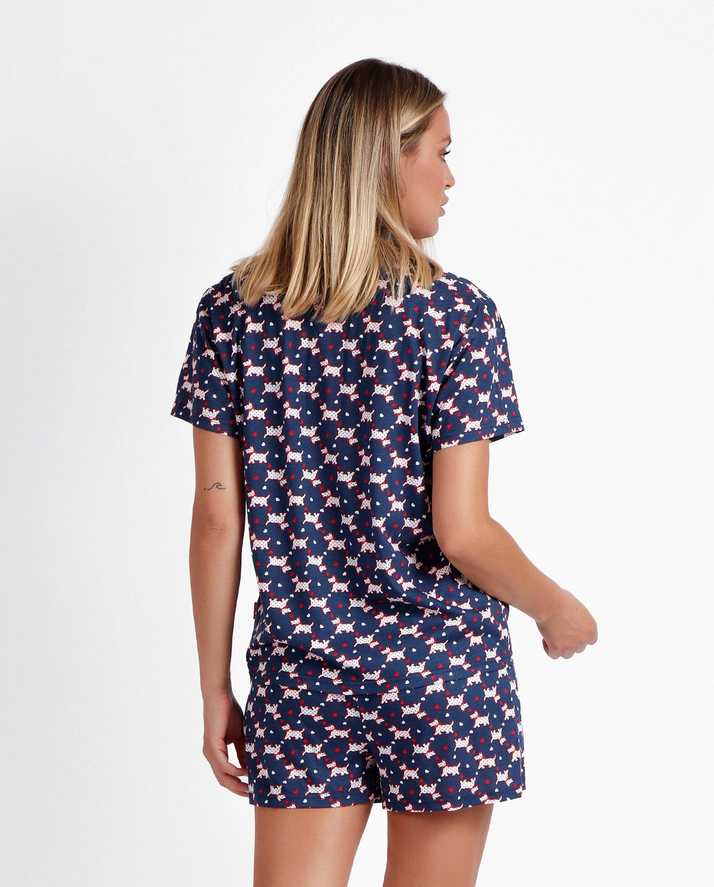 Pijama Admas 2 Piezas Mangas Cortas Estampada P/ Damas by Admas