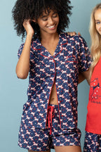 Pijama Admas 2 Piezas Mangas Cortas Estampada P/ Damas by Admas