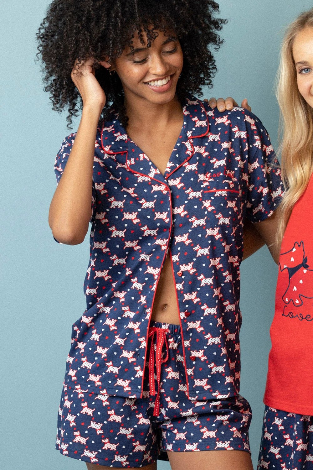 Pijama Admas 2 Piezas Mangas Cortas Estampada P/ Damas by Admas