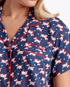 Pijama Admas 2 Piezas Mangas Cortas Estampada P/ Damas by Admas