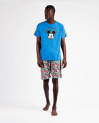 Pijama Disney 2 Piezas Mangas Cortas Estampada P/ Caballeros by Disney