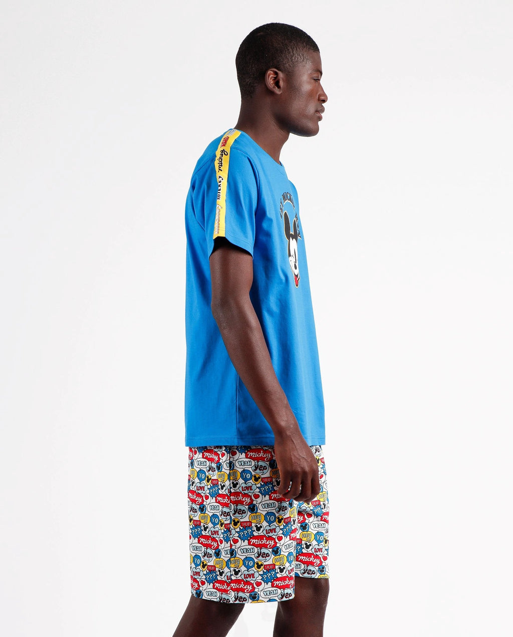 Pijama Disney 2 Piezas Mangas Cortas Estampada P/ Caballeros by Disney