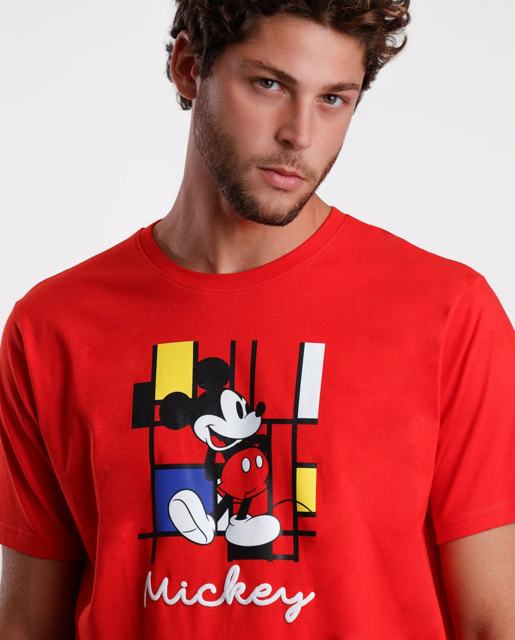 Pijama Disney 2 Piezas Mangas Cortas Estampada P/ Caballeros by Disney
