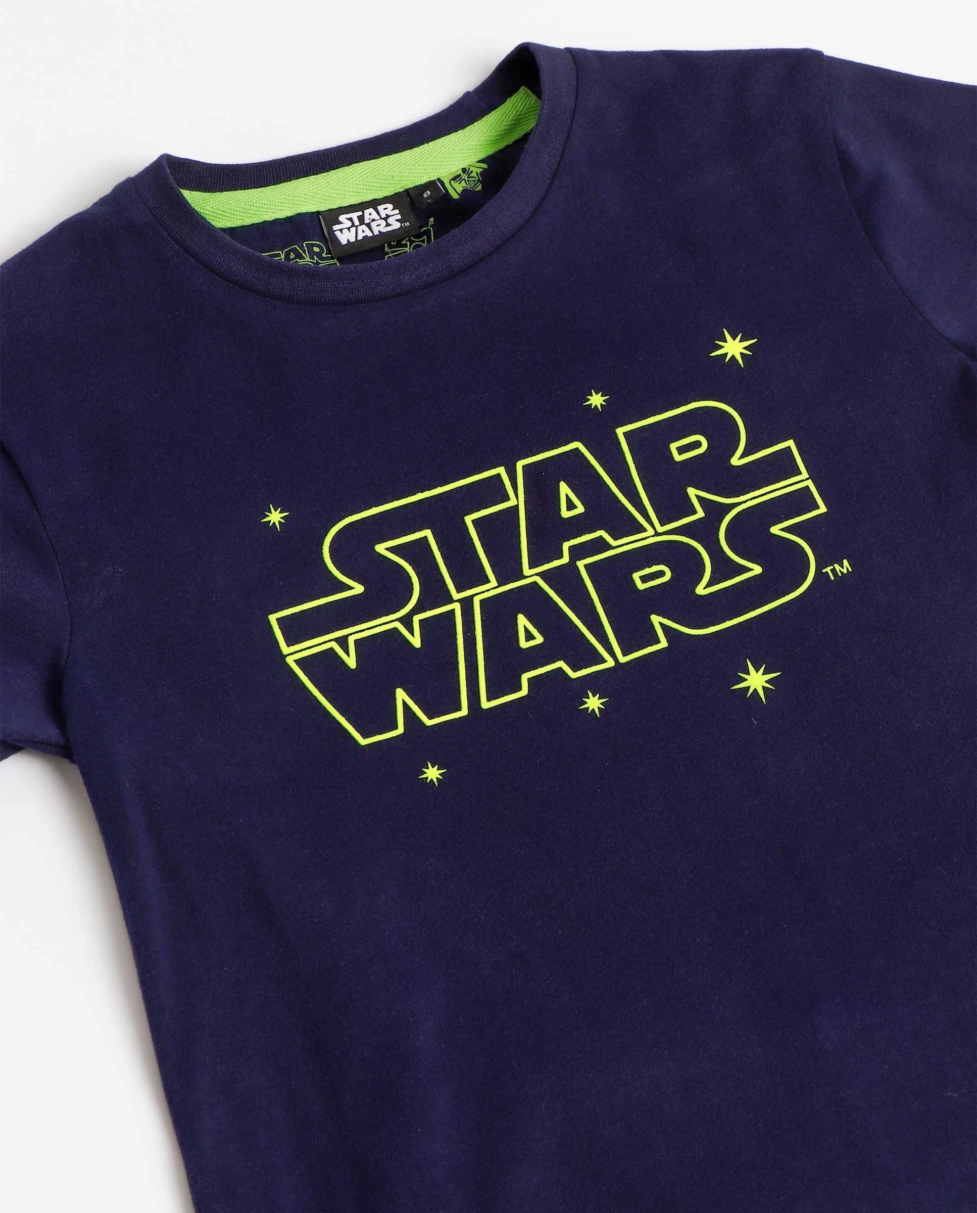 Conjunto Star Wars Mangas Cortas Estampada 2 Piezas Para Niños by Star Wars