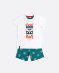 Conjunto Mr Wonderful Mangas Cortas Estampado 2 Peizas Para Niños by Mr. Wonderful