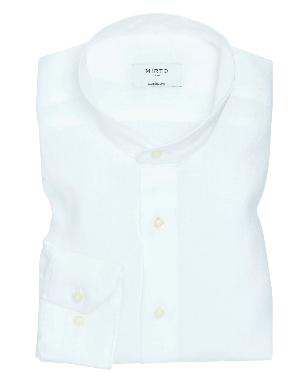 Camisa Mirto Mangas Largas Lisa Cuello Chino P/ Caballeros 6468 by Mirto