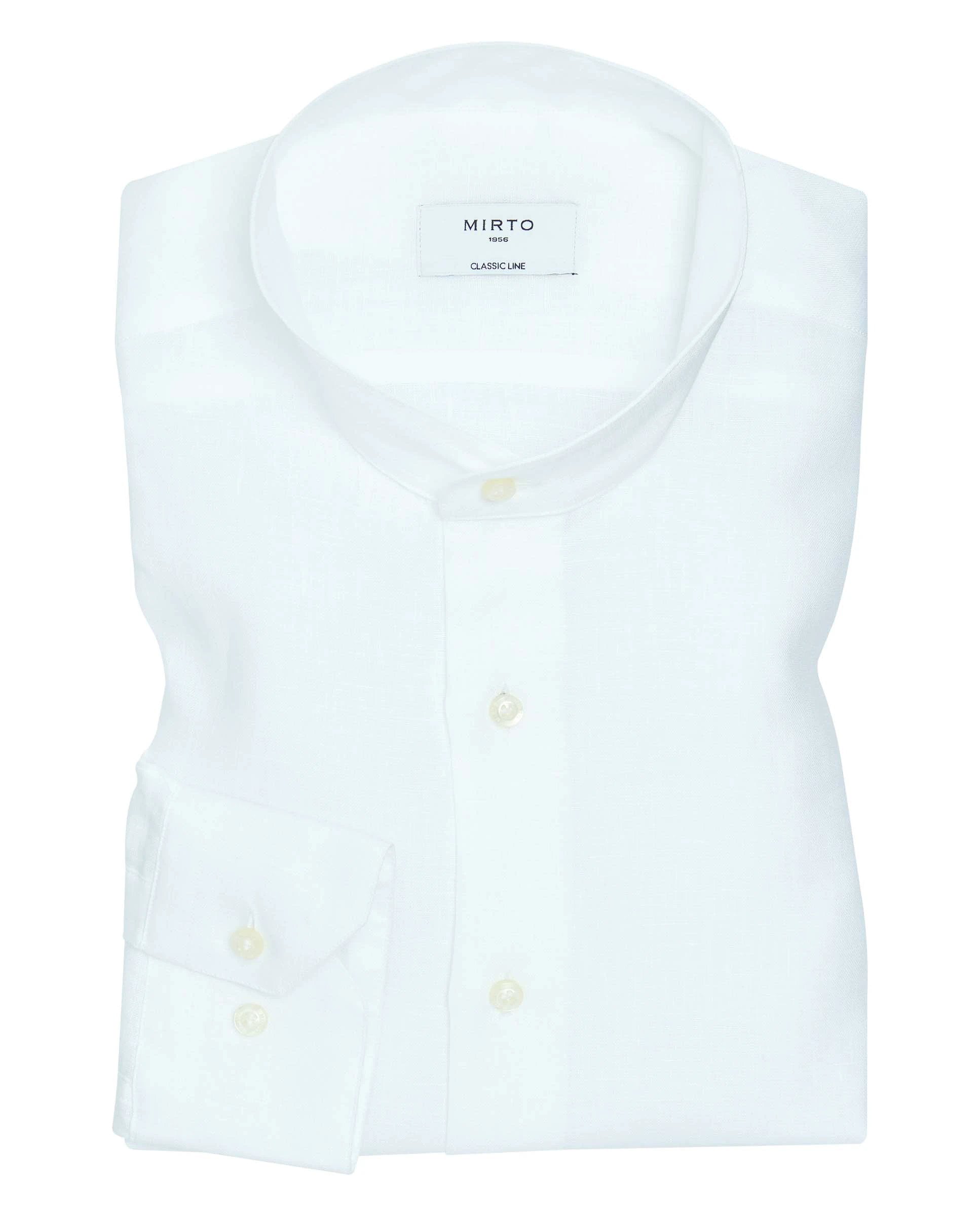 Camisa Mirto Mangas Largas Lisa Cuello Chino P/ Caballeros 6468 by Mirto