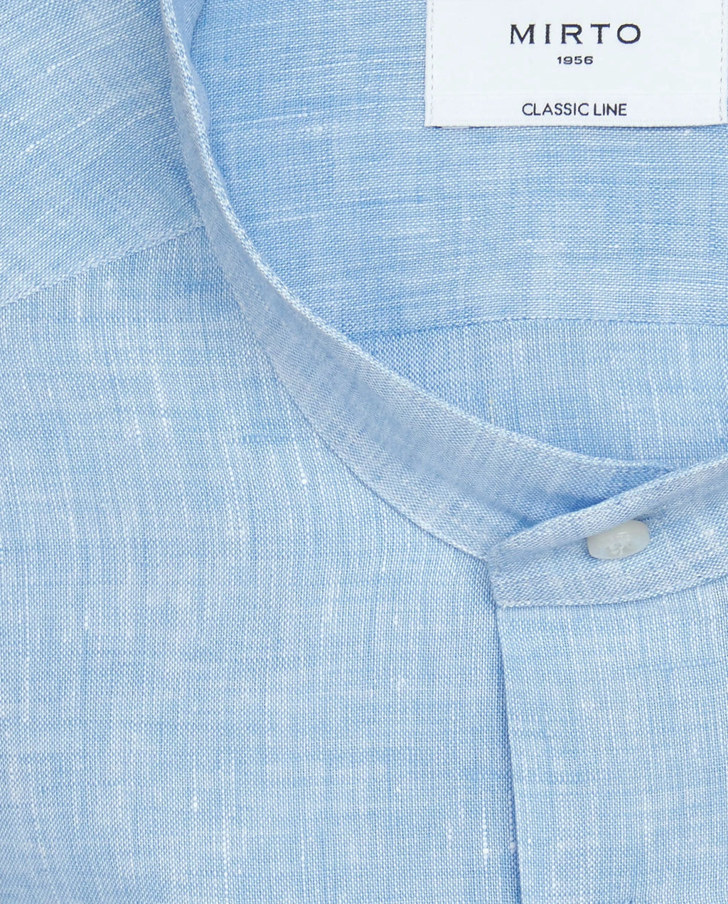Camisa Mirto Mangas Largas Lisa Cuello Chino P/ Caballeros 6468 by Mirto