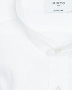 Camisa Mirto Mangas Largas Lisa Cuello Chino P/ Caballeros 6468 by Mirto