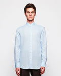 Camisa Mirto Mangas Largas Lisa Cuello Chino P/ Caballeros 6468 by Mirto