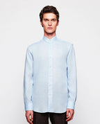 Camisa Mirto Mangas Largas Lisa Cuello Chino P/ Caballeros 6468 by Mirto