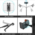 Stand Trípode p/ Tabletas Flexible Soporta Tablets De 9.5" a 14.5"
