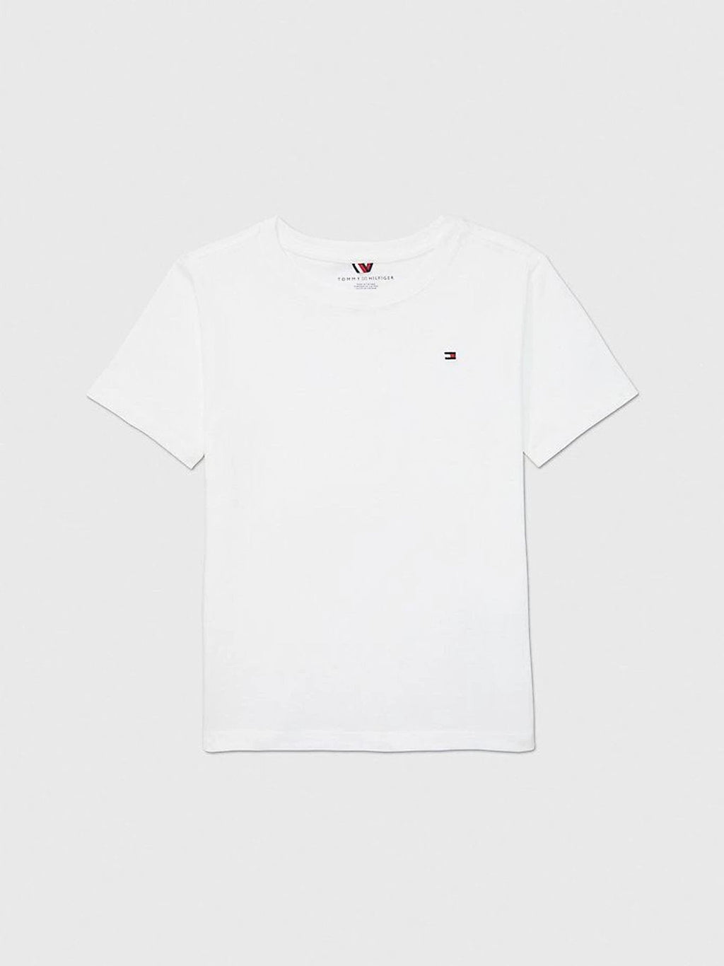 Camiseta Tommy Mangas Cortas Lisa Para Niños by Tommy Hilfiger