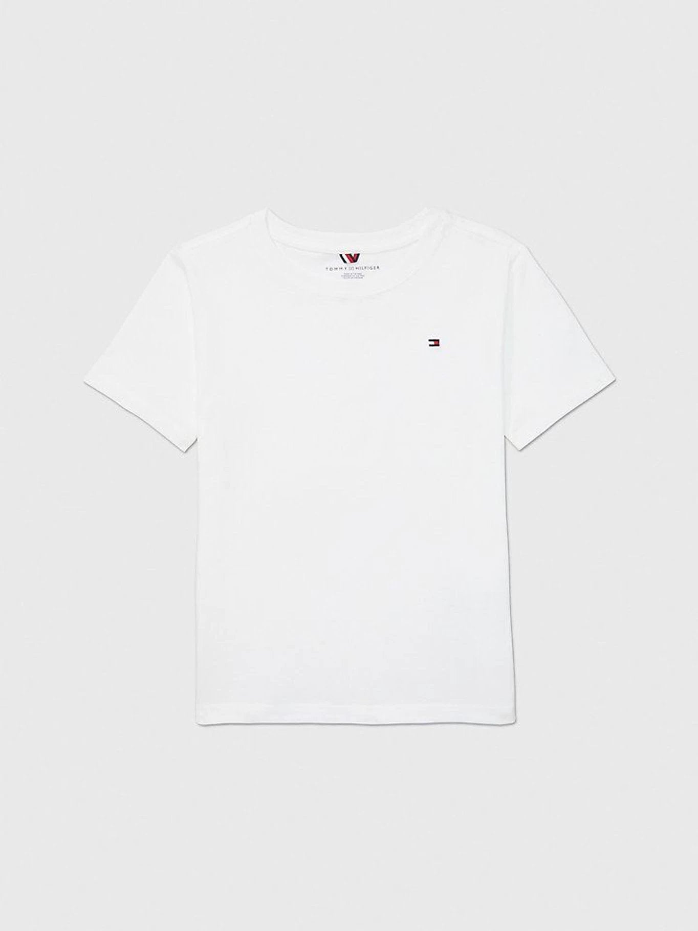 Camiseta Tommy Mangas Cortas Lisa Para Niños by Tommy Hilfiger