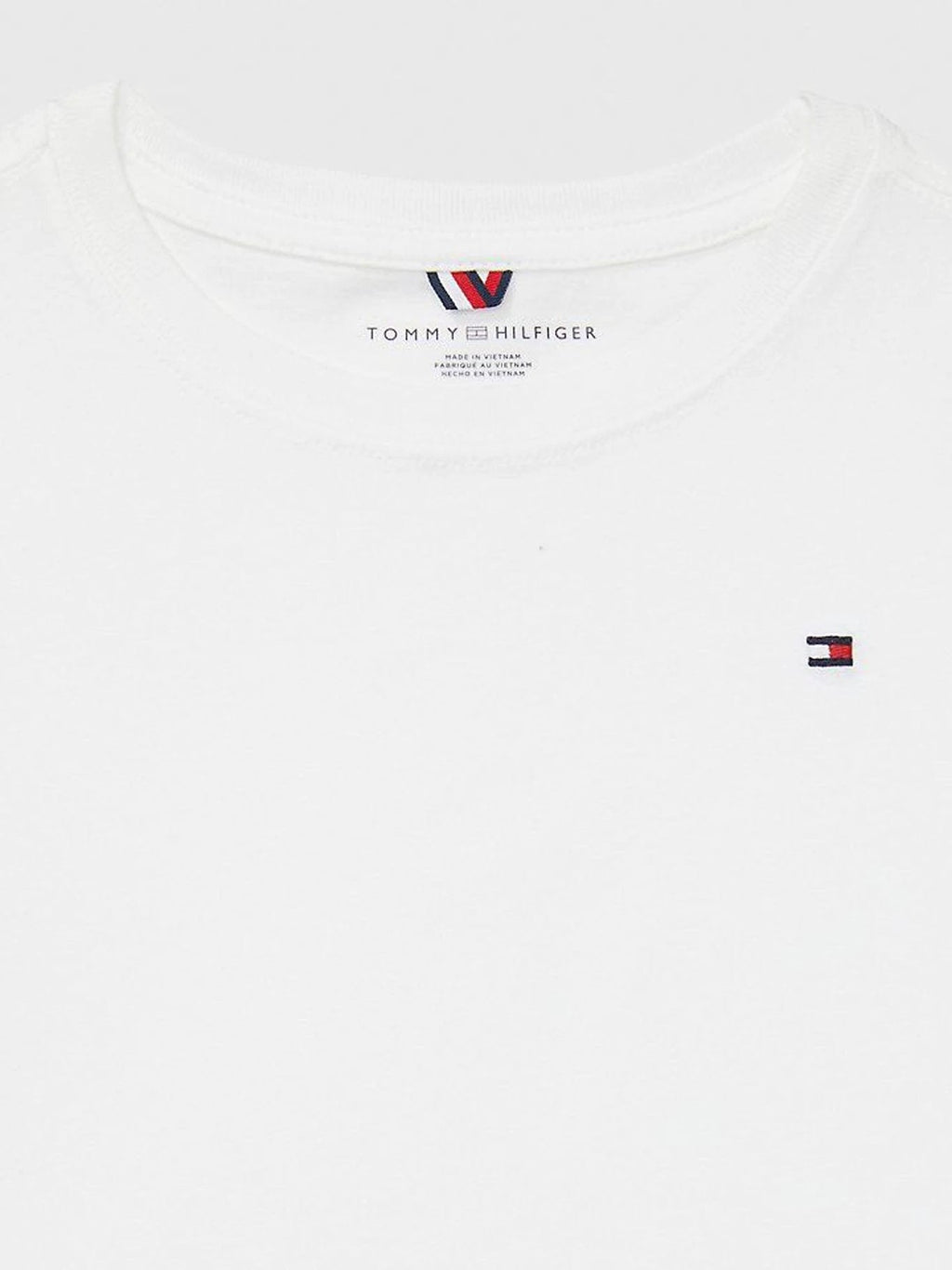 Camiseta Tommy Mangas Cortas Lisa Para Niños by Tommy Hilfiger