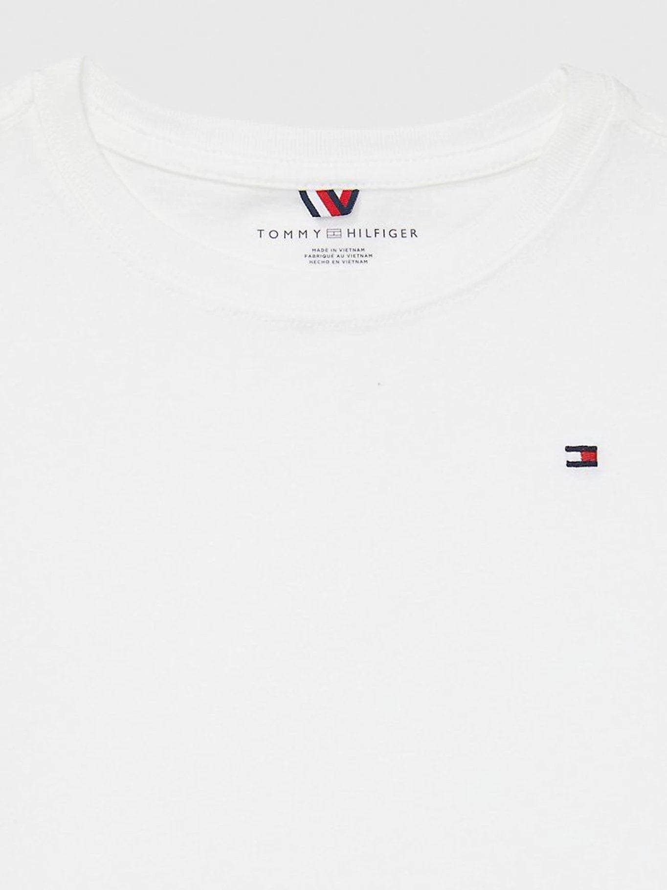 Camiseta Tommy Mangas Cortas Lisa Para Niños by Tommy Hilfiger