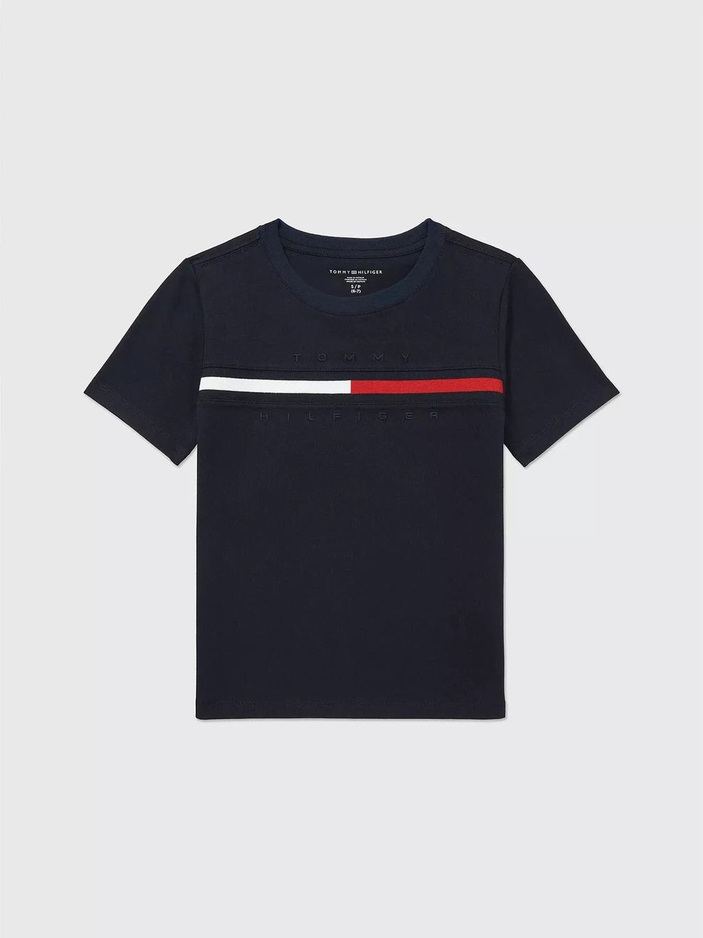 Camiseta Tommy Hilfiger Mangas Cortas Estampada Para Niños by Tommy Hilfiger