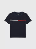Camiseta Tommy Hilfiger Mangas Cortas Estampada Para Niños by Tommy Hilfiger
