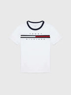 Camiseta Tommy Hilfiger Mangas Cortas Estampada Para Niños by Tommy Hilfiger