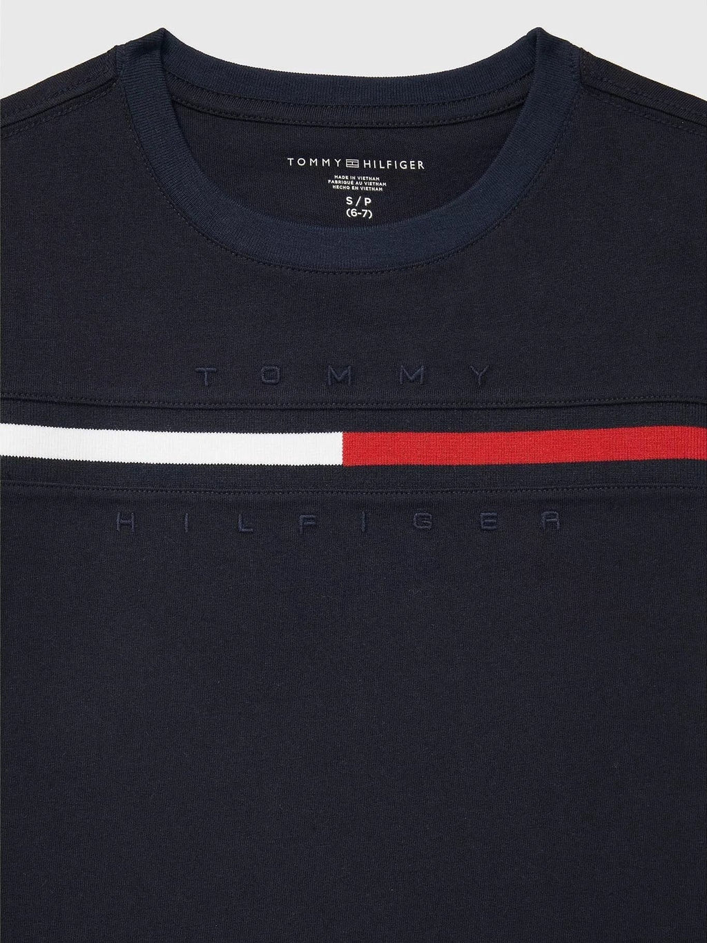 Camiseta Tommy Hilfiger Mangas Cortas Estampada Para Niños by Tommy Hilfiger