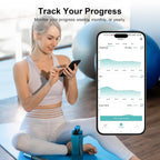 Báscula Digital Alta Precisión Con Pantalla LED Healthkeep Bluetooth (15 Analizadores)