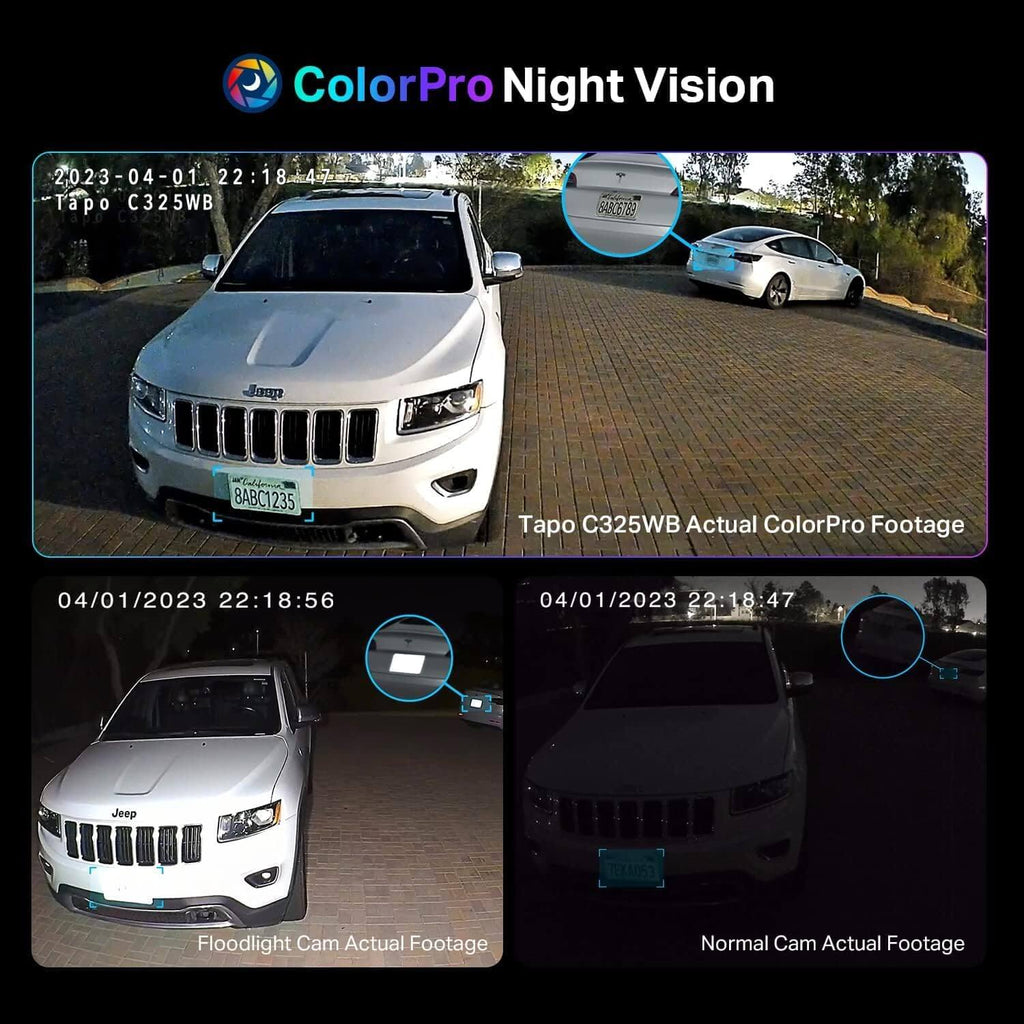 Cámara Exterior Tapo - TP-Link ColorPro C325WB Con Visión Nocturna
