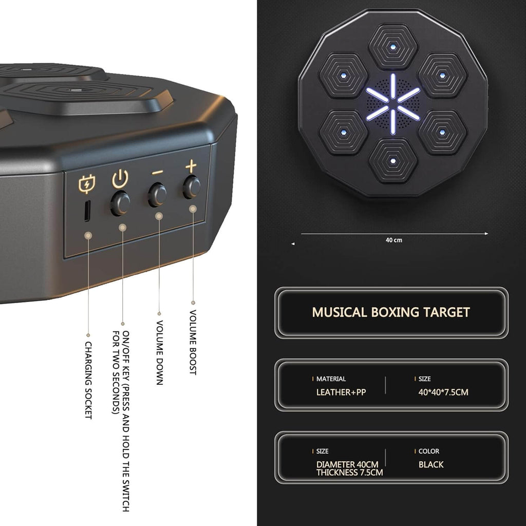 Máquina De Boxeo Con Altavoz Bluetooth