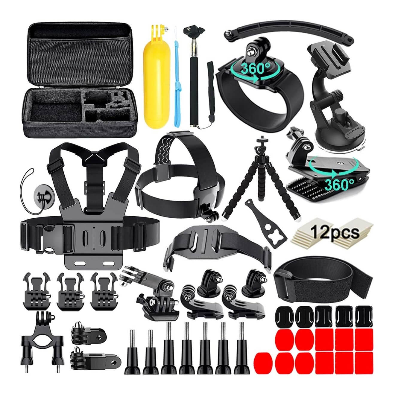 Kit De Accesorios GoPro 61 Piezas