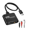 Extractor De Audio HDMI ARC  4K@60Hz Optico Toslink SPDIF + 3.5mm AUX