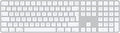 Apple Magic Keyboard with Numeric Keypad (Spanish, Lightning - White Keys)