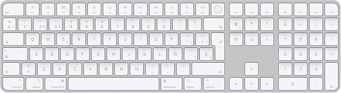 Apple Magic Keyboard with Numeric Keypad (Spanish, Lightning - White Keys)
