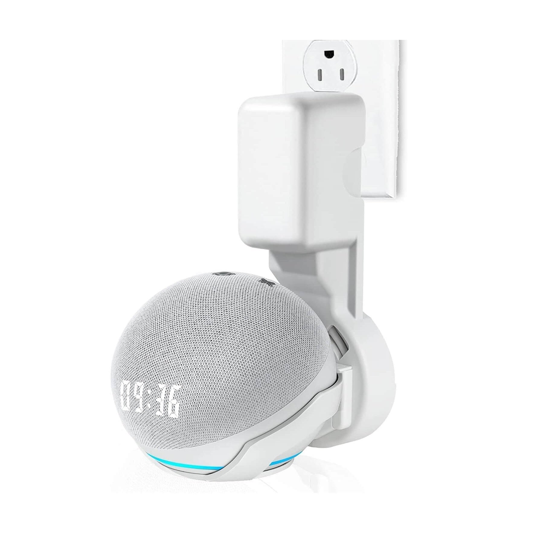Soporte de Pared Alexa Echo Dot 4th Gen c/ Reloj