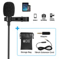Micrófono Aux Celulares/Tabletas + Extensión 2m