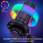Micrófono USB Gamer RGB, Compatible Con PC/PS4/PS5/Mac