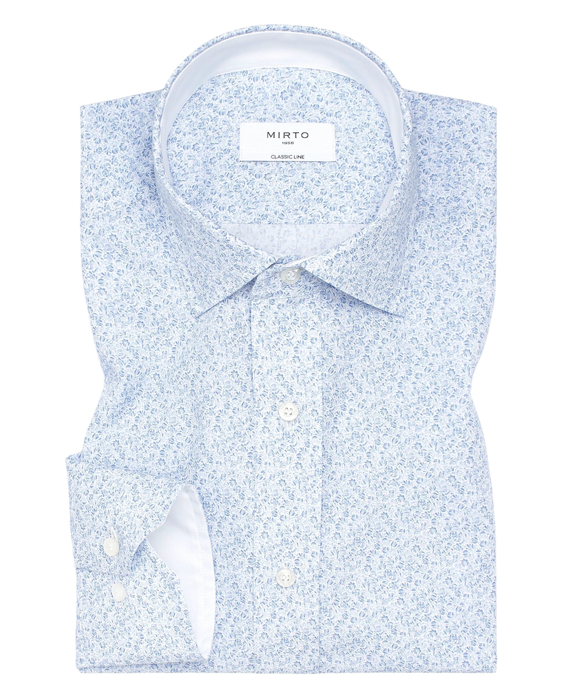 Camisa Mirto Mangas Largas Estampada Para Caballeros by Mirto