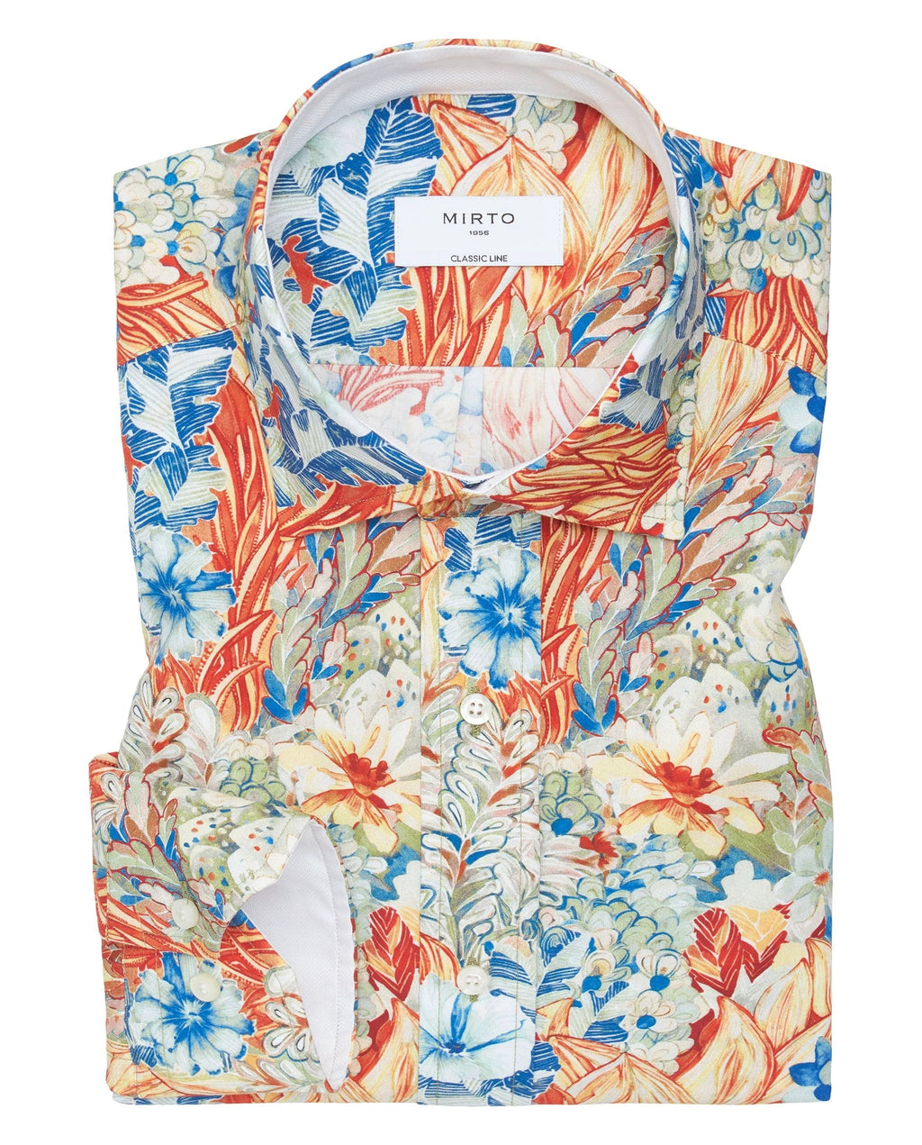 Camisa Mirto Mangas Largas Estampada Para Caballeros by Mirto