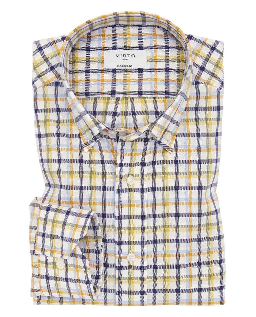 Camisa Mirto Mangas Largas Cuadros Para Caballeros by Mirto