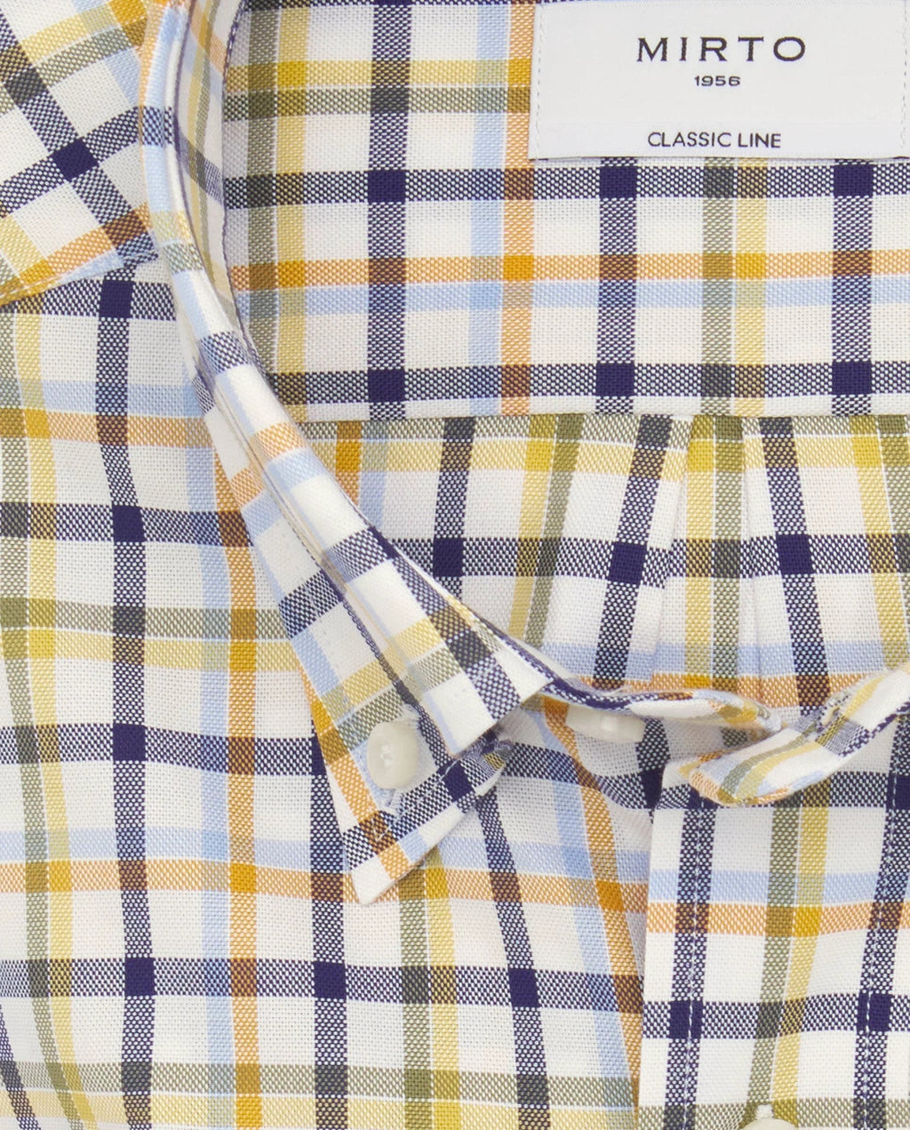 Camisa Mirto Mangas Largas Cuadros Para Caballeros by Mirto