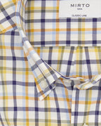 Camisa Mirto Mangas Largas Cuadros Para Caballeros by Mirto