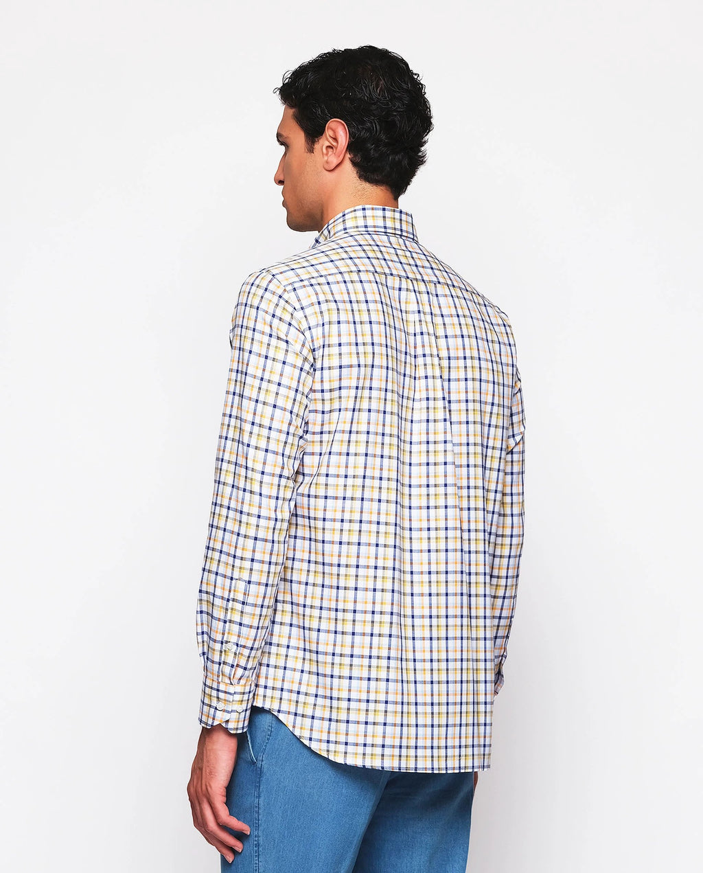 Camisa Mirto Mangas Largas Cuadros Para Caballeros by Mirto