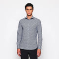 Camisa Mirto Mangas Largas Estampada Para Caballeros by Mirto