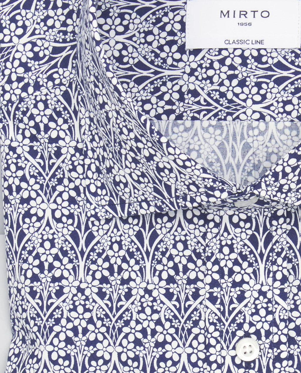Camisa Mirto Mangas Largas Estampada Para Caballeros by Mirto