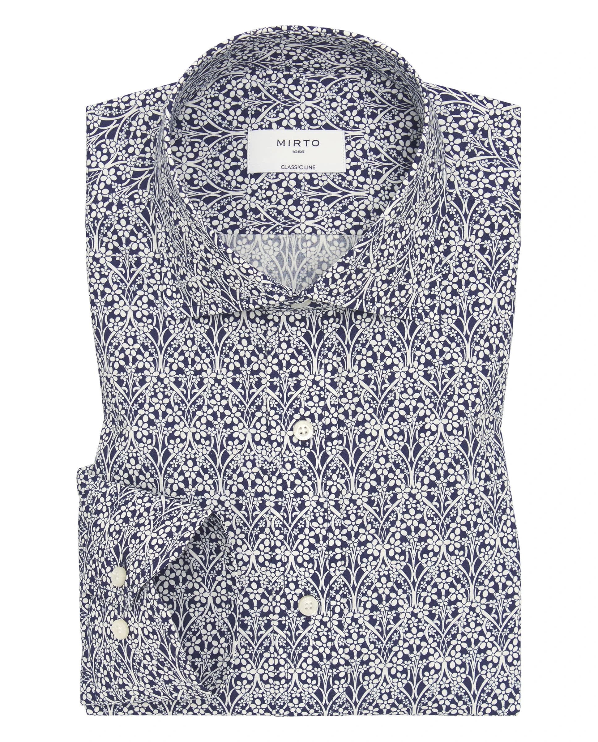 Camisa Mirto Mangas Largas Estampada Para Caballeros by Mirto